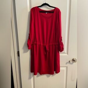 EUC Naked Zebra red dress. Size medium